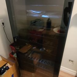 VINO TEMP 128 CAPACITY 14 SLIDEING RACK Black Dual Zone Cooling Built-In Wine Cooler

