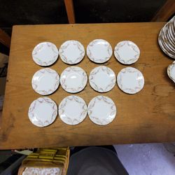 Antique Haviland Limoges China Bread and Butter Plate, Pattern: Schleiger 145