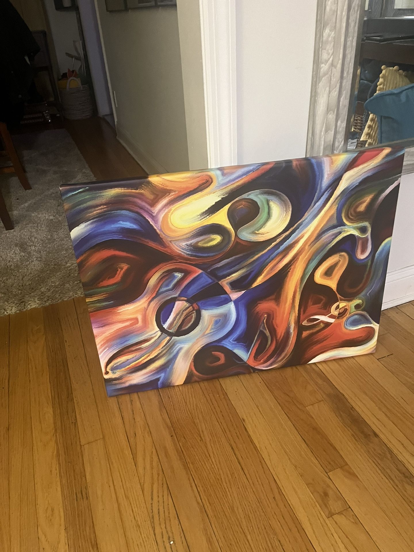 Colorful Abstract Wall Art 32x 24