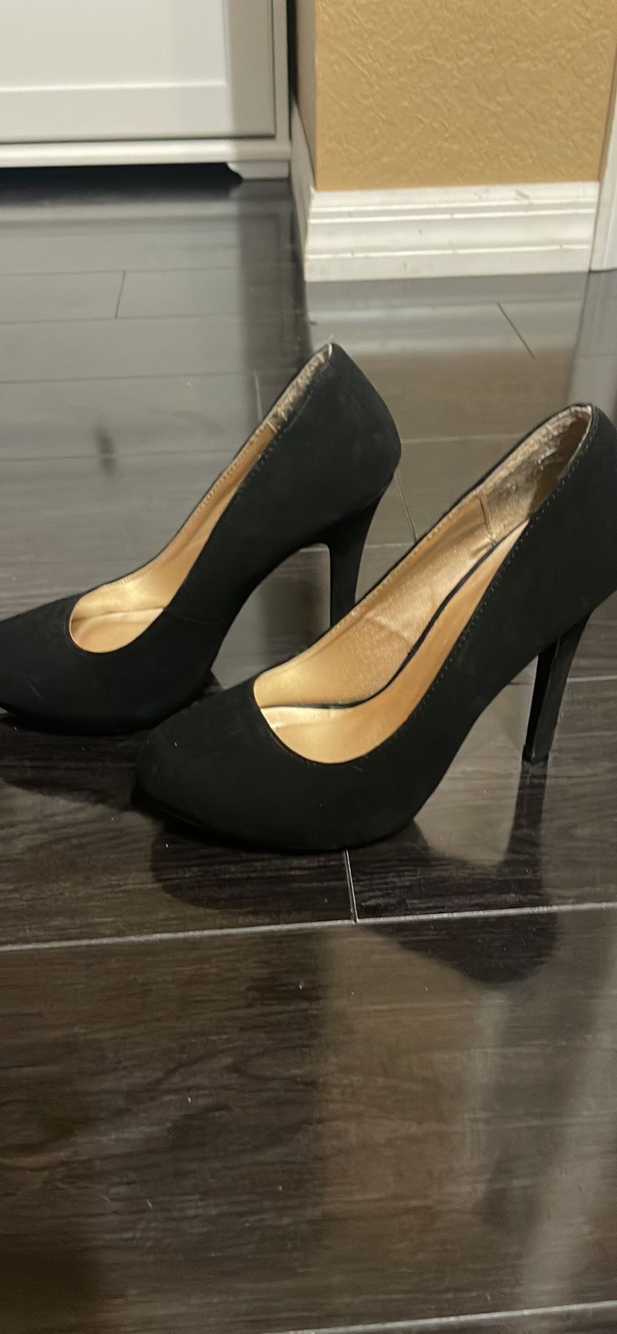 Black High Heel Stilettos Size 8