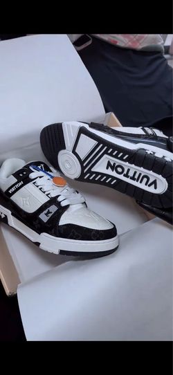 Black/White Luxury Sneakers