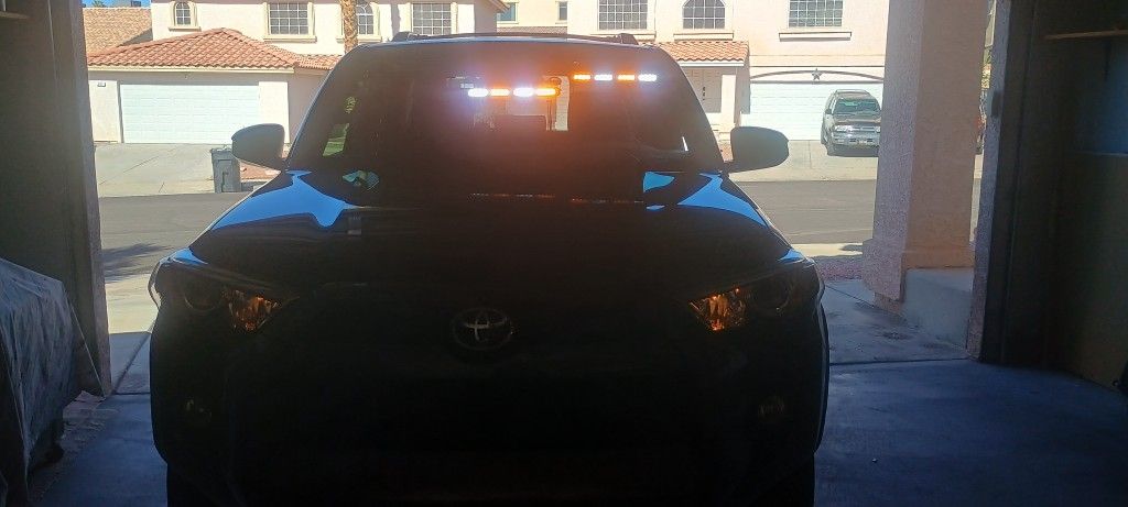 Emergency Vehicle Lighting Universal Visor Lights Construction/Security Lights