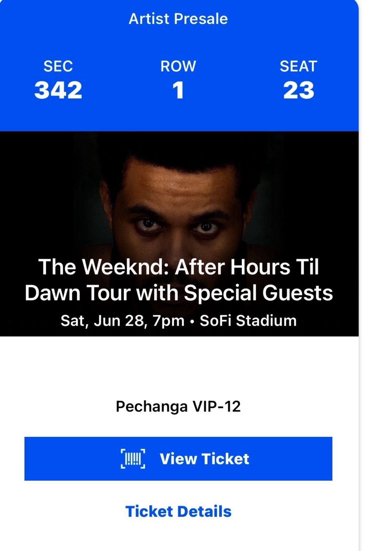 The Weeknd Concert Tickets