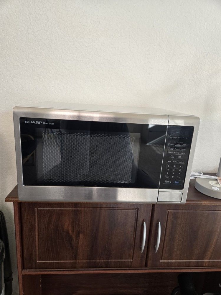 SHARP Microwave stainless steel new 