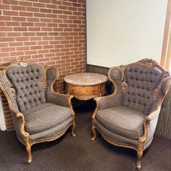 Chairs And Coffee Table 