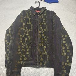 Supreme Gradient Jacquard Denim Jacket