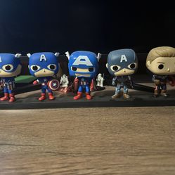 Captain America 5 Pack Pop