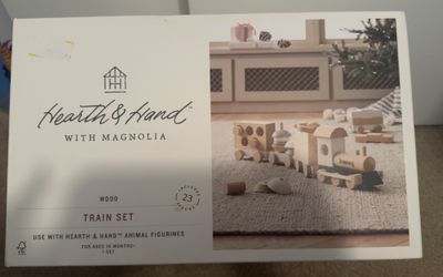 Hearth And hand Wood  Train Set 