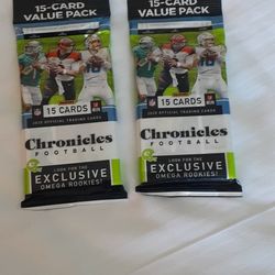 🏈🏈🏈NFL Chronicle Football Jumbo Value Packs Brand New Unopened Factory Sealed‼
