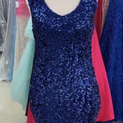New With Tags Royal Sequin Short Formal Dress & Homecoming Dress $49.99