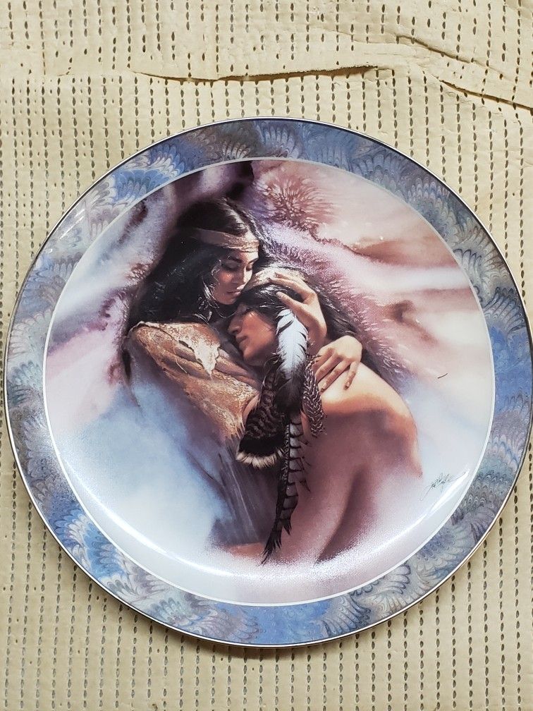 1995 "Waking Dreams" Plate Soul Mates Collection, Lee Bogle 14519 A 84-B10-249.4
