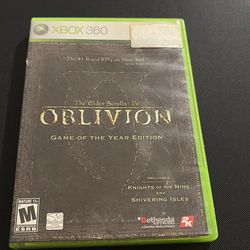 Microsoft Xbox 360 Elder Scrolls IV Oblivion GOTY Edition