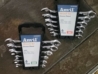 Anvil SAE & Metric Wrench Set Bundle