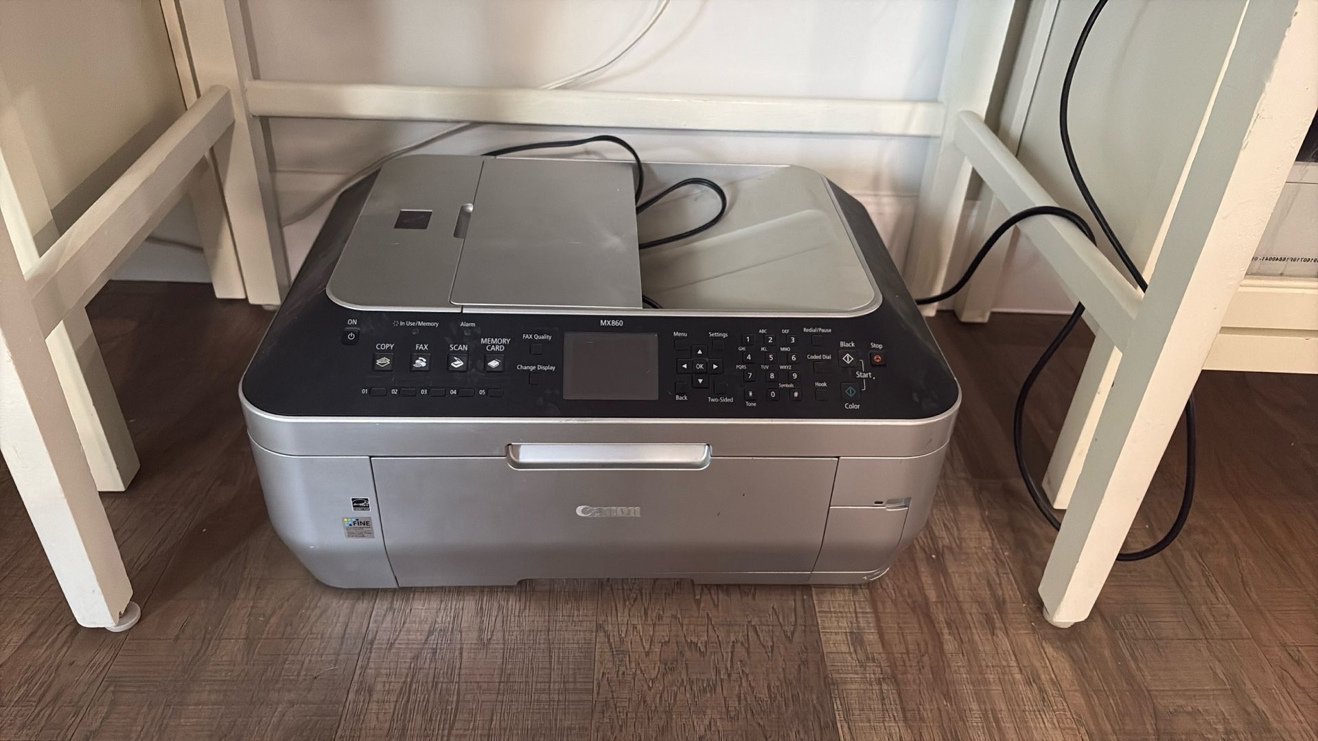 Canon Printer With Ink Cartridges 