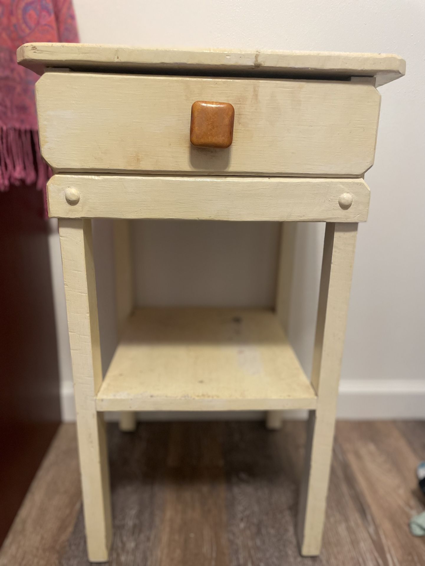 Yellow Vintage Nightstand