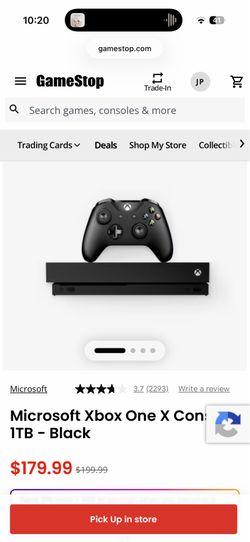 Microsoft Xbox One X Console 1TB