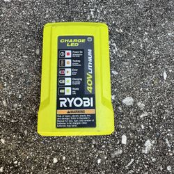 Ryobi 40V Lithium Charger / / No Charge Cable 