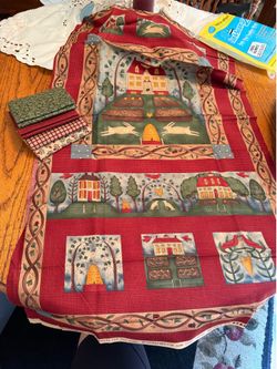 Panel with accent fabrics