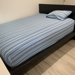 MALM Queen Bed Frame, Dark Brown