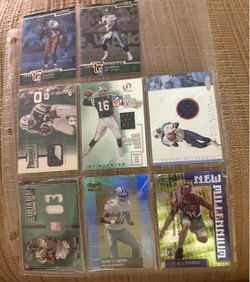 Mixed Sports Trading Cards Lot of 9
