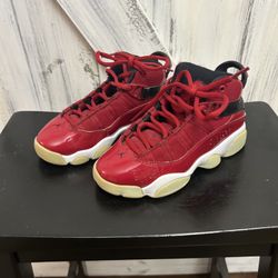 Kids Red Jordan 6 Rings 12C