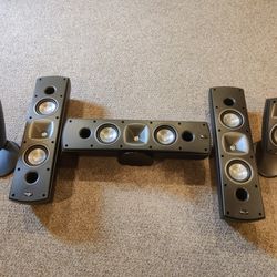 Klipsch Quintet SL + Rocketfish RF-WHTIB wireless speaker system