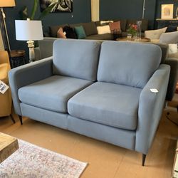 Mod Gray Loveseat