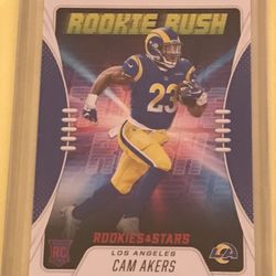 2020 Panini Rookies & Stars Rookie Rush Red Foil RC Cam Akers #RR-16