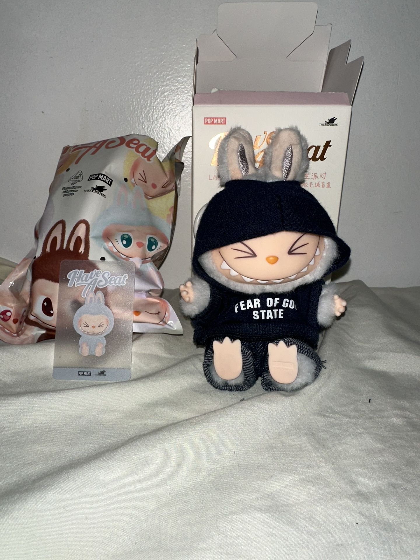 Pop Mart Have A Seat Labubu Plush Toy