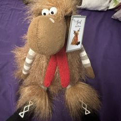 Aurora Geof MOOSE Plush Stuffed Animal Soft Brown Collectible Toy
