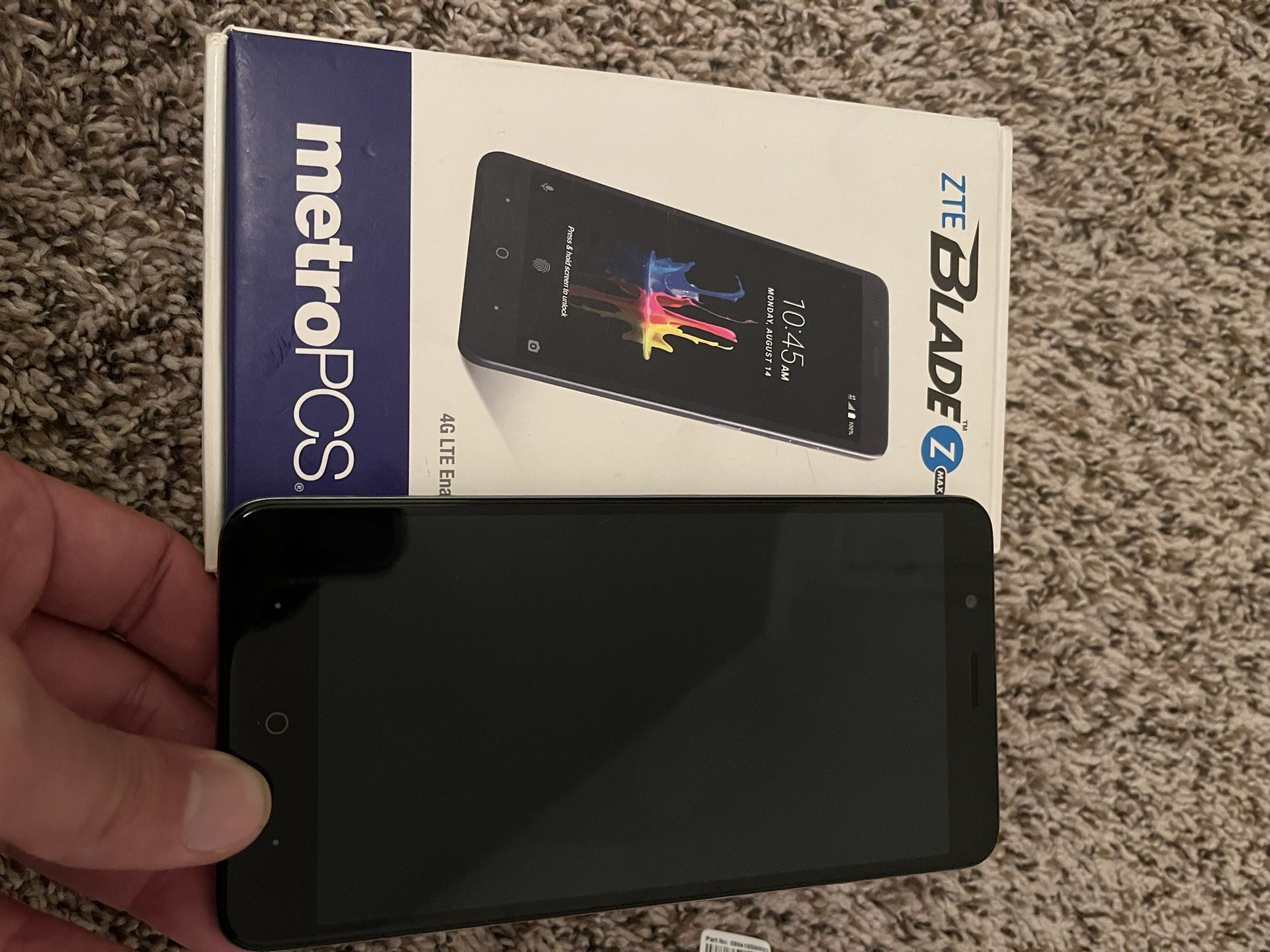 ZTE Blade Z Max MetroPCS W/SIM card Unlocked