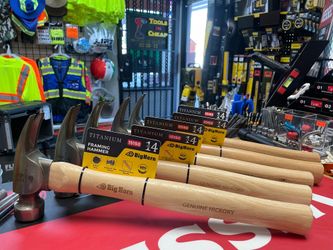 Big Horn 14oz Titanium Framing Hammer ( Straight Hickory Handle ) $99 EACH.