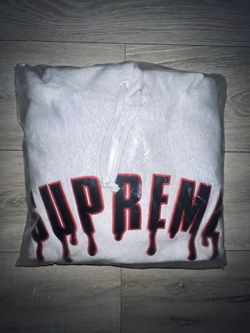 Supreme Ghostface Arc Hooded Sweatshirt “Ash Grey”
