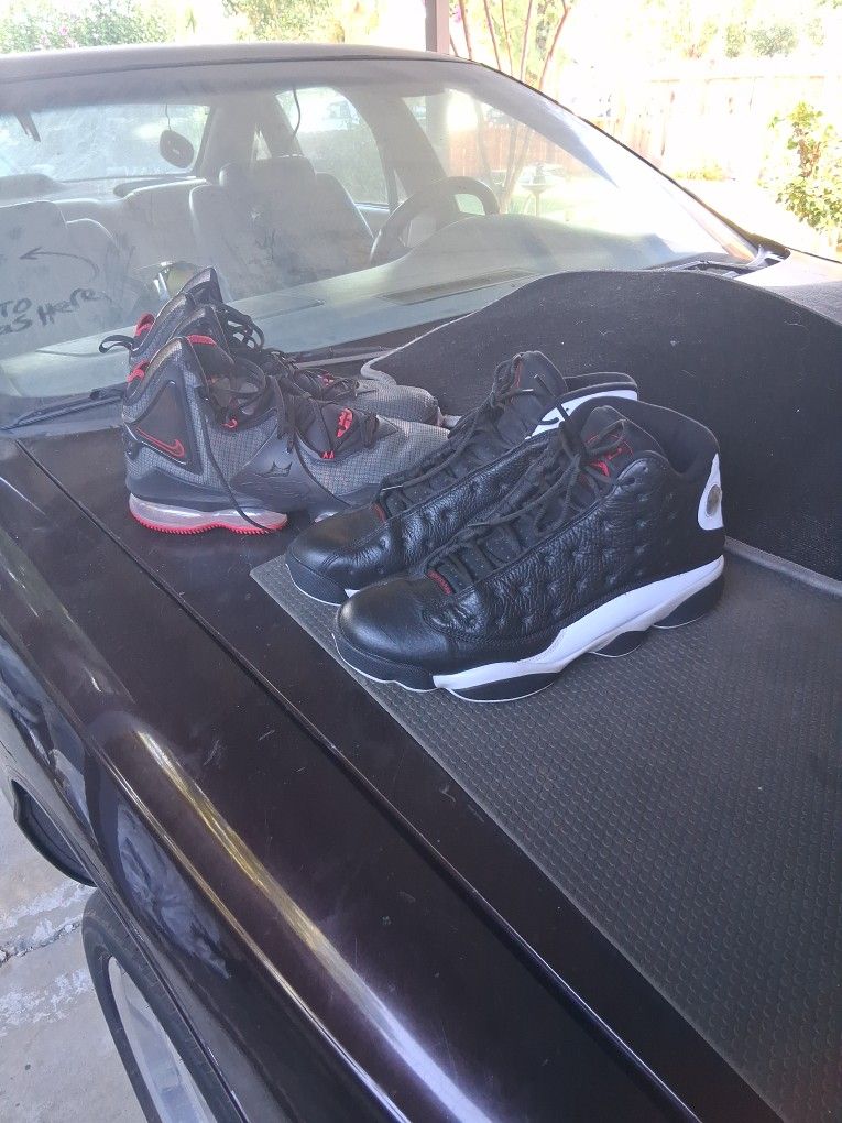 Nike Jordan Air Retro 13 XIII Reverse He Got Game GSNike Lebron 19 XIX Bred Located In Modesto Both $100