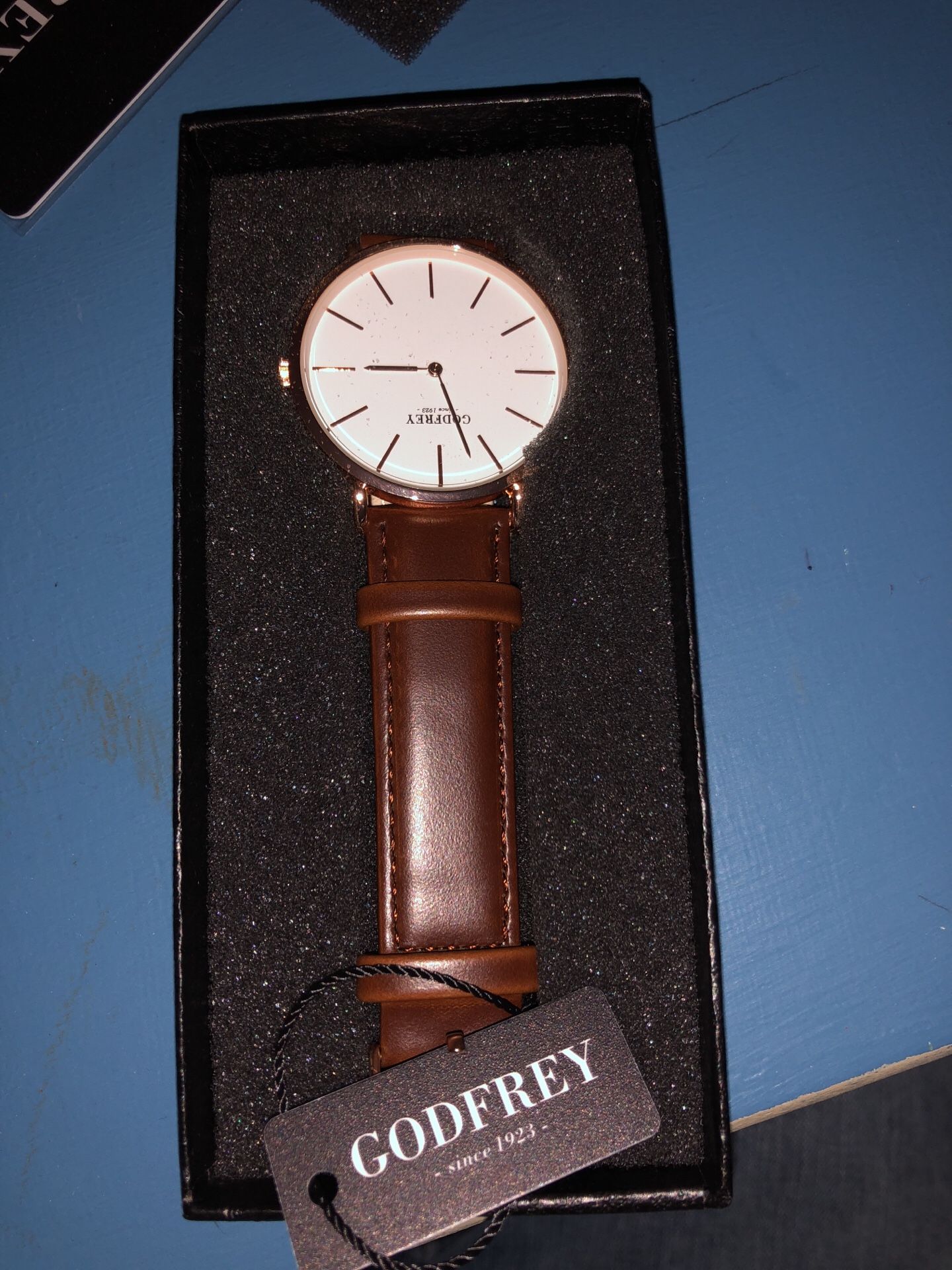 Godfrey Brown Leather watch for Sale in Jacksonville NC OfferUp