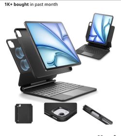 ESR
for iPad Air 11/Pro 11 Inch Case Keyboard, Multi- Mode Magnetic Stand
For iPad Air 5/4th, Secure Magnetic Lock, Detachable Back Ca