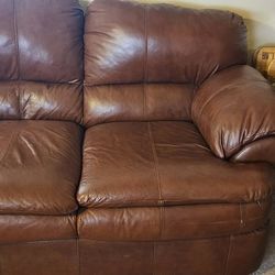 Leather Couch And Love Seat From Ashley Beautiful Cheal