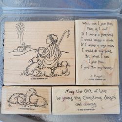 Stampin Up Gifts Of Love Rubber Stamp Set