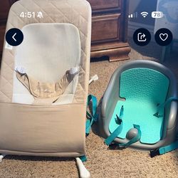 Infantino Booster Seat & Baby Delight Bouncer Seat