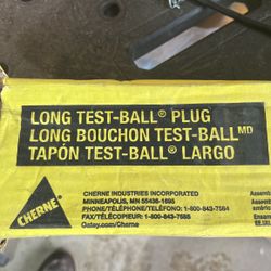 Long Test-Ball Plug 4”