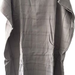 Vintage look Pancho / Grey And Black Available 