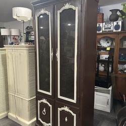 Vintage Huge Pie Safe