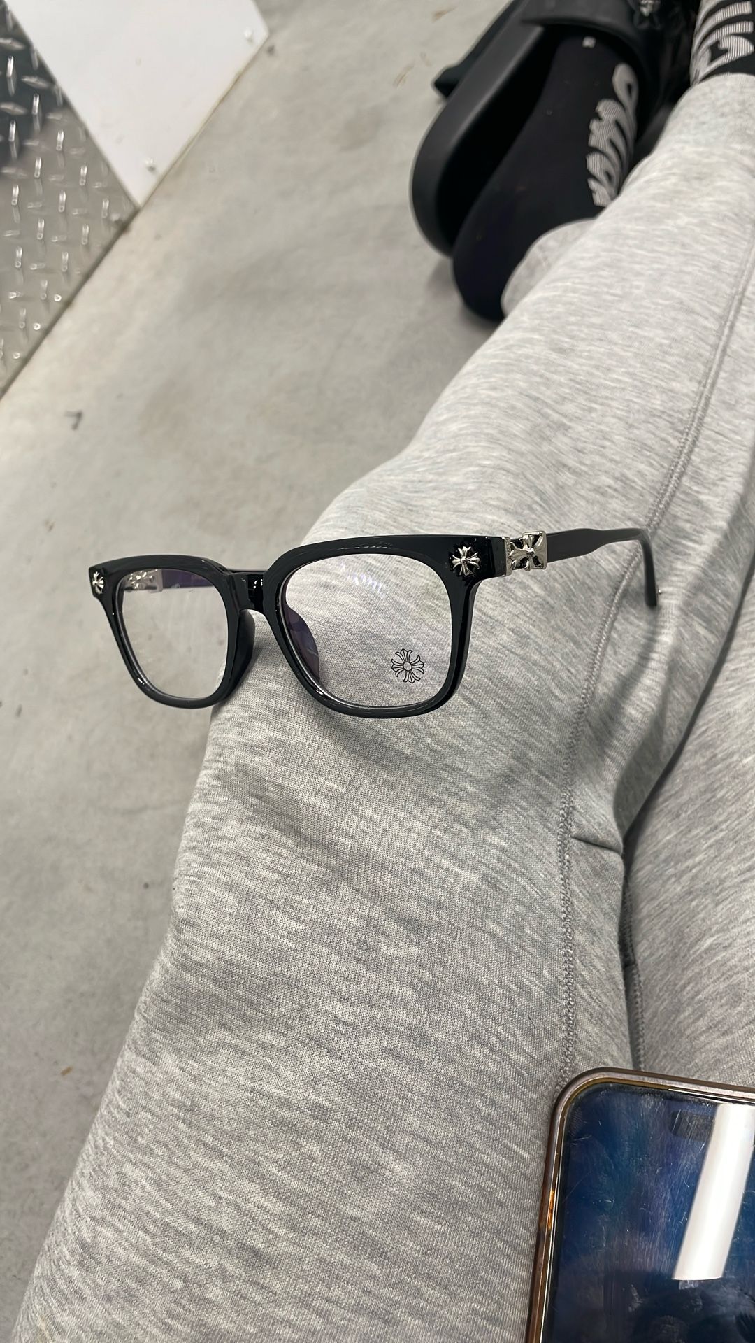 Chrome Heart Blue Light Glasses 