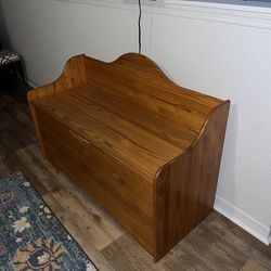 Beautiful Vintage Wooden Chest