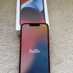 *LIKE NEW* IPHONE 14 - 128GB RED - UNLOCKED 