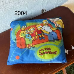 Vintage! 2004 The Simpsons 100% Official 12” Family Pillow Twentieth Century Fox Film  Corporation