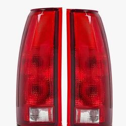 (60000J) Light Assembly Compatible With 1 Chevy GMC Silverado Sierra C/K 1 3500 Suburban Tahoe Yukon Full-Size Blazer Rear Brake Lamp 