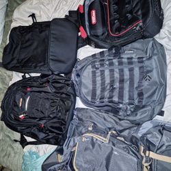Assorted Backpacks. One For Any Occasion Tools trails And/Or Just Casual 