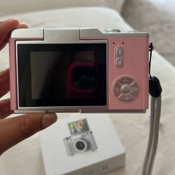 This item is a pink 48-megapixel digital camera with 1080P resolution, similar to models found on marketplaces