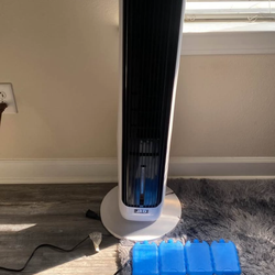 JRD Portable Air Conditioners, 3-IN-1 Evaporative Air Cooler with Remote, 2.4Gal Tank, 4 Ice Packs, 4 Modes, 3 Speeds, 12H Timer, Mist Function, Oscil